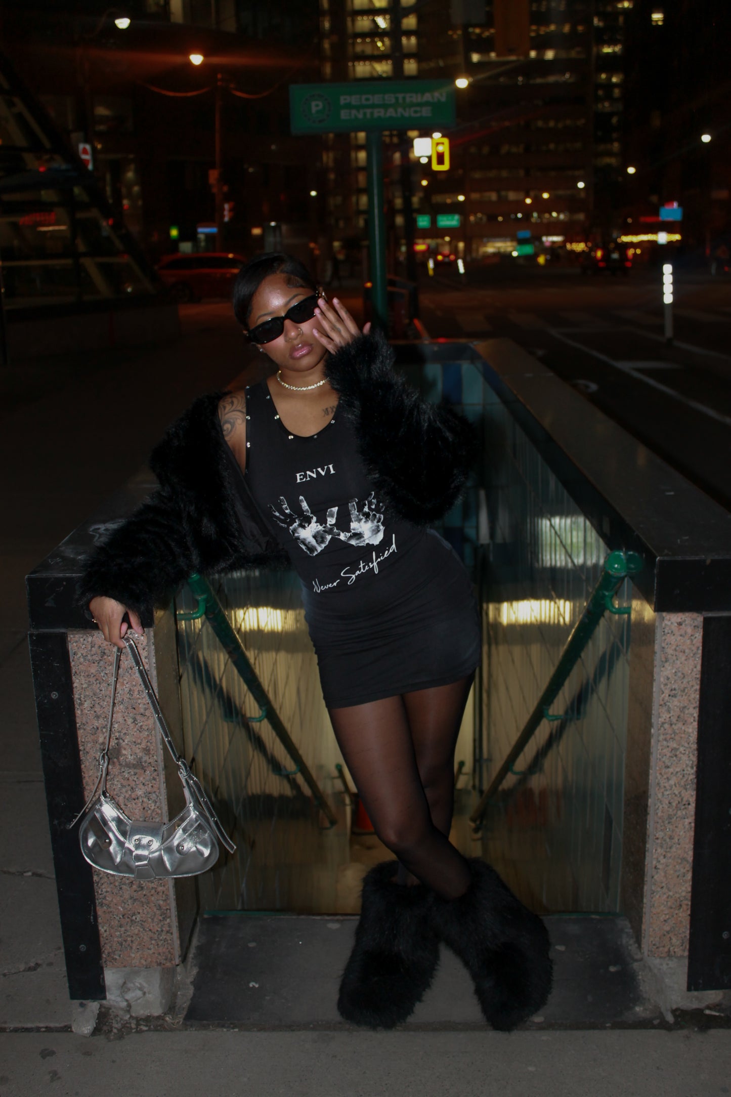 MIDNIGHT ENVI DRESS